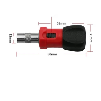 Oțel Carbon Cheie cu Clichet Cheie Șurubelniță Mâner Clichet Socket Screw Driver 6,35 mm