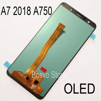 En-gros de 5 Buc/Lot OLED pentru Samsung A7 2018 A750 Ecran LCD display cu touch Digitizer asamblare OLED
