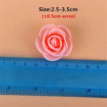 20buc 3cm Manual DIY Spuma Flori Negre, Flori de Trandafir Cap Artificiale Spuma PE Rose Decor Nunta Scrapbooking Cadou Meserii 