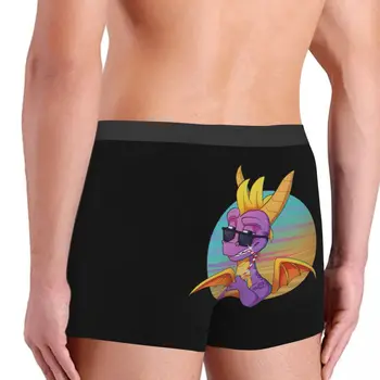 Spyro Dragon Drăguț De Vară Vibratii Chiloți Breathbale Chilotei Om Lenjerie De Ventila Pantaloni Scurți Boxeri 