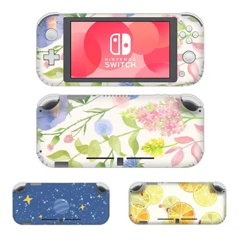 Design Frumos De Flori Roz De Lamaie Pielea Imprimare Autocolante Pentru Nintendo Comutator Lite Accesorii Pentru Fata Femei Boyc Planeta Univers 