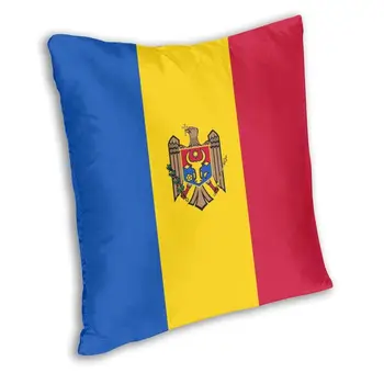 Moale Drapelul republicii Moldova Pernă Acoperă Acasă Decorative Personalizate Pernele de Acoperire 45x45cm Pillowcover pentru Camera de zi 