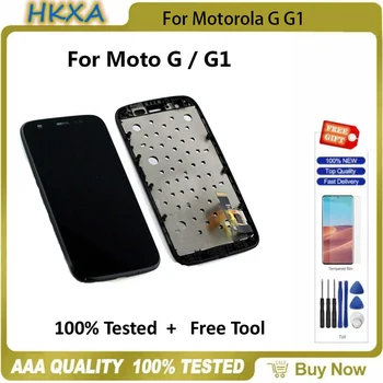 Pentru Motorola G G1 Display LCD Touch Screen de Asamblare de Piese de schimb Instrumente Pentru Moto G XT1032 XT1033 Lcd-uri Cu Cadru Cifre 