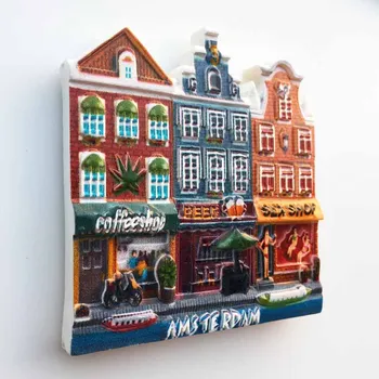 Olanda Amsterdam Turistice, Suveniruri Magnetice Frigider Autocolant Colecție Cadou Magneți De Frigider 