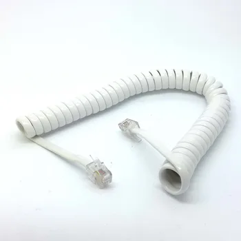 10buc flexibil de 1,8 M 6ft de sex Masculin RJ11 Telefon Telefon Telefon prelungitor Cablu 