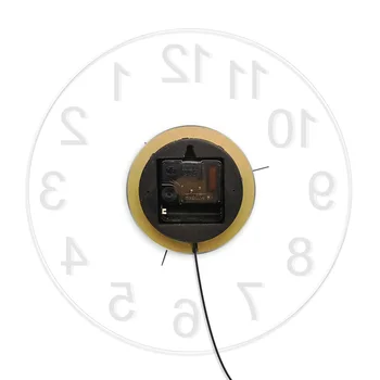 Arabă Cifre Iluminate cu LED Ceas de Perete Multi-Culoare Font Rotund Cifre Ceas Modern Acrlylic Tăcut Decor Acasă mai Bune Cadouri 