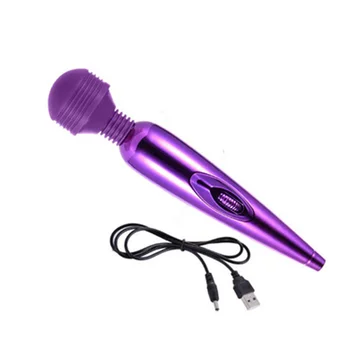 Puternic Clitoris Vibratoare USB de Reincarcare Baghetă Magică AV Stick Vibrator de Masaj Sexual Erotic Jucarii Sexuale Pentru Femei Produse pentru Adulți 