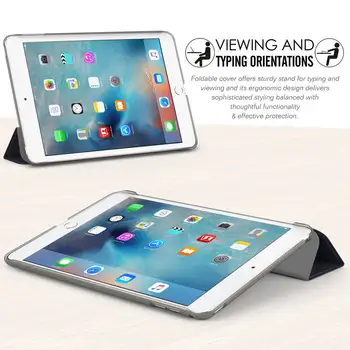 AXD Caz Pentru iPad Mini 1 2 3 7.9 inch A1432 A1490 Culoare PU Smart Cover Cazuri Magnet serviciu de Trezire Somn Model Pentru ipad mini2 mini3