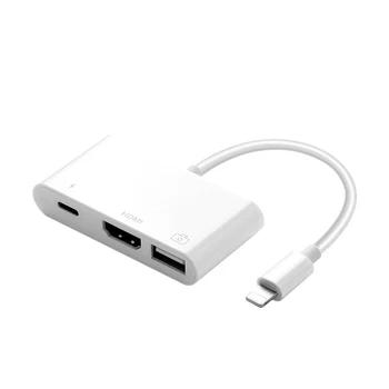 OTG Lightning USB Adaptor Convertor Pentru Apple iPad Air 3 2 mini 4 5 iPad 10.2 9.7 HUB 3,5 mm Jack de Andocare HDMI Conectați Tastatura Venit