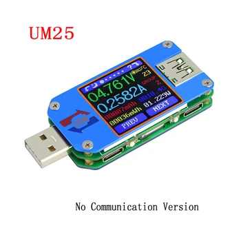 UM25C/24C UM25/24 USB 2.0 Tip C de Culoare LCD Display Tester Tensiune Curent Contor de bricolaj electronice 