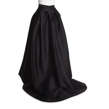 De Înaltă Calitate 2017 Pic Ridicat Scăzut Negru Fuste Lungi Cu Fermoar Vin Roșu Fuste Pentru Femei Vintage Bleumarin Fusta Maxi Personalizate 