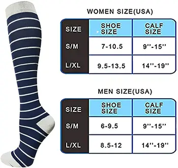 Ciorapii medicinali 20-30mmhg Femei Bărbați Șosete cel Mai bun Pentru a rula în aer liber Sportive Crossfit Zbor de Călătorie Infirmierele Șosete Sportive 