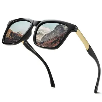 DJXFZLO ochelari de Soare Unisex Pătrat de Epocă Ochelari de Soare Brand Faimos Sunglases Polarizat ochelari de Soare pentru Femei Barbati UV400 