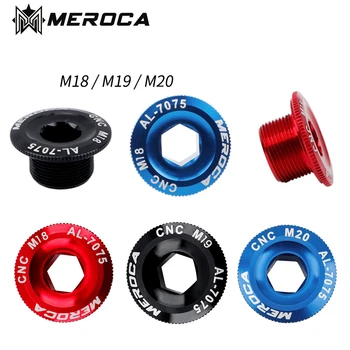4 Culori MEROCA M18/M19/M20 Manivela Capac cu Șurub pentru Biciclete MTB Aliaj set Angrenaj Șuruburi Iamok 