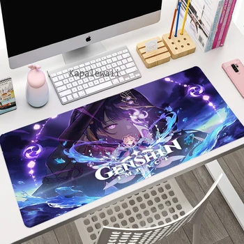 Genshin Impact Mouse Pad Anime Mare Gamer de PC de Gaming Accesorii Mousepad Tastatura Laptop Viteza Soareci Mouse-ul de Birou Mat 