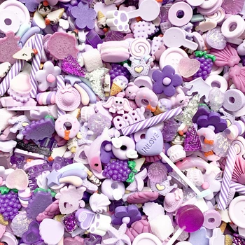 50 Buc/pachet Multicolor Farmece Rășină DIY Meșteșug a Face Bijuterii Kit Margele Face Provizii Pentru Telefonul Caz Decor
