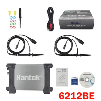 Hantek 6212BE 200MHz Multimetru Digital Osciloscop, Analizor Logic Tester USB 2 Canale Handheld PC Portabil de Stocare bazate pe 