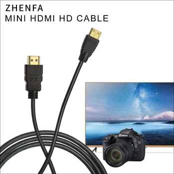 1,5 M 3M 5M HDMI LA MINI HDMI Mufă de sex Masculin-Masculin Cablu HDMI Versiunea 1.4 1080p 3D pentru TABLETE DVD Tablet camera Video Cablu 