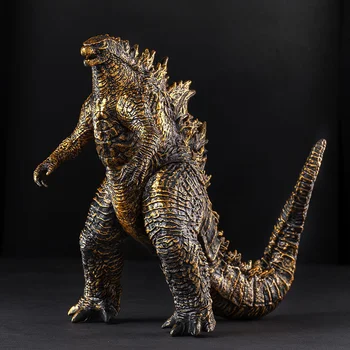 Godzilla Anime Rege Al Monștri Aur Negru de Acțiune Godzilla Figura Film Model 23cm PVC Articulații Mobile Dinozaur Jucarii pentru Copii 