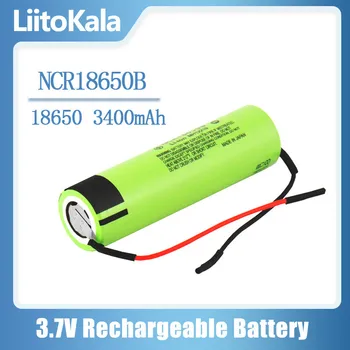 Liitokala nou original NCR18650B 3400mAh 3.7 V 18650 baterie reîncărcabilă litiu pentru mobil baterie + DIY Linie 