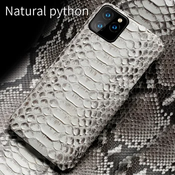 Autentice din Piele de caz Pentru Iphone 11 pro max Python capacul din spate Pentru iphone de caz 11 xr xs max 7 8 coque Real de piele de sarpe fundas 11pro 