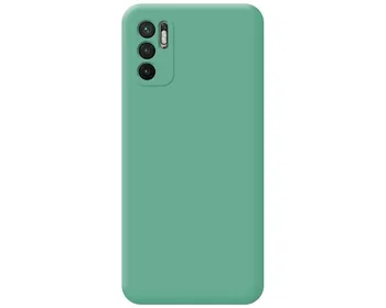 Ultra Moale lichid caz silicon pentru Xiaomi Redmi Nota 10 5G/Little M3 PRO 5G culoare verde 