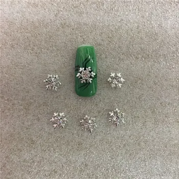 10 Buc/punga 3D Manichiura Pearl Bijuterii de Argint din Aliaj de Unghii Arta Decor Diamant Autocolante Cristal Adeziv În Unghii de Moda Noua ToolsNO78 