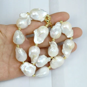 Moda Elegant Baroc, Colier de Perle accesorii Punk lanț de Perle de apă dulce colier moda bijuterii colier de Femei 21038