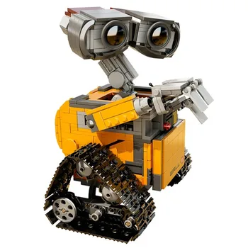 687Pcs Disney WALL E Robot High-tech DIY Blocuri Idee neelectrica Cifre Model Compatibil Jucarii Educative Pentru Copii 