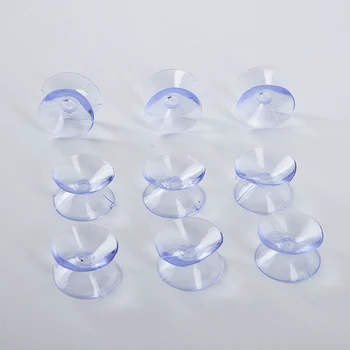 10buc/lot Pvc Dublu Față ventuza - Fraier Tampoane Pentru Sticlă, Plastic ventuza Plastic Mica ventuza Fără Urmă