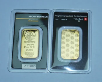 Perth Bar de Aur Menta Aur 1oz Australian Gold Bar Lingouri de Aur Serie de Monede de Aur Placat cu Replica Cadou 