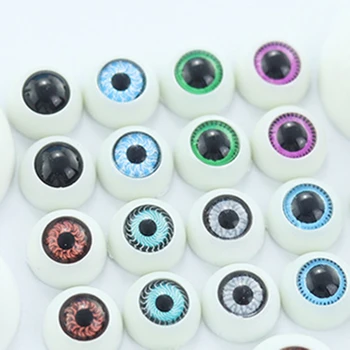 8 Perechi 10/12mm Acrilice BJD Ochii pentru Jucarii Papusa Accesorii 3D Ochi pentru DIY Jucărie Colorat Simulare Ochi Ochi pentru Păpuși 
