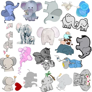 10/30/50pcs Elefant Drăguț Autocolante Animale DIY Impermeabil Notebook Album de Telefon Auto Laptop Cazul Desene animate Autocolant Decal Jucărie pentru Copii 