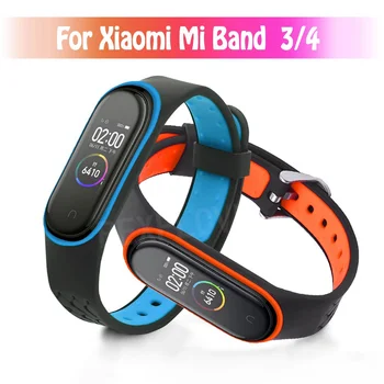 Pentru Xiaomi Mi Band 4 Curea Sport Ceas Silicon Curea de mână Pentru Mi Band 3/4 Brățară Inteligent Miband 4 NFC Curea Accesorii Correa 