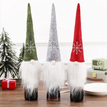 Crăciun fericit Decoratiuni pentru Casa si Punga de Cadou Titularii de Sticlă cu Capac de Praf Cadou de Crăciun Titularul Decor Noel Cadou de Anul Nou 2021