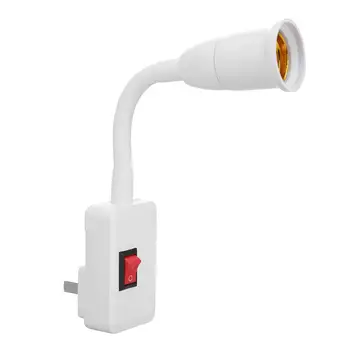 Biroul de acasă E27-E27 Reglabil Rotative Flexibile de Extensie Lampa Convertor de Bază Adaptor Bec LED Alungirea Soclu Suport 
