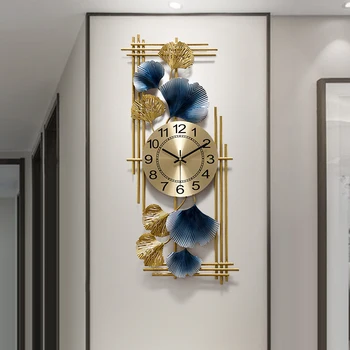 Silent Ceasuri de Perete Mare de Fier Chineză Stil Lux Digital Art Creative Ceasuri de Perete Moderne Duvar Saati Accesorii pentru Casa XXL 