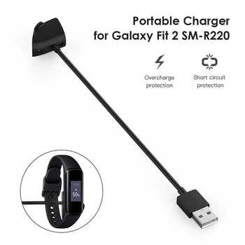 La modă Cablu de Încărcare Cadran Ceas Cadou pentru Samsung Galaxy Fit 2 SM-mărcile de oțel r220 Bratara Cablu de Alimentare Leagănul Sârmă 