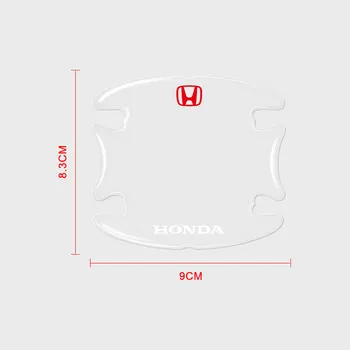 8pcs clanța Autocolant Usa Castron Folie Protectoare pentru Honda XR-V modelului spirior CRV Mugen MK10 Hrv Jazz Auto Accesorii Coafura 