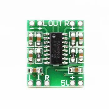 5pcs/lot PAM8403 Super-Mini-Amplificator Digital 2x3Watts Clasa D Amplificator de Bord 2.5 V La 5V USB de Alimentare