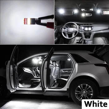 MDNG Canbus LED-uri Auto de Interior Kit de Lumina Pentru Ford Taurus 2001-2012 2013 2016 2017 2018 2019 Harta Cupola Lămpii numărului de Înmatriculare 