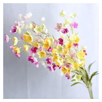1 BUC Campanula Simulare de Flori de Nunta Buchet de Flori Aranjament Artifiial de Flori de Mătase Clopot Agățat de Plante Flori