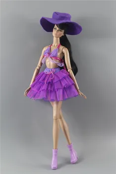 30 cm Papusa Rochie de Moda de Haine pentru licca Pentru Papusa Barbie pentru blythe Accesorii Jucării pentru Copii mai Bune Fata de Cadou de 8 val 
