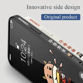 Blând Vaca Telefon Caz Pentru Xiaomi Mi 11 10T 10T Pro 10 S lite Ultra 9T 9 8 Nota 10 Pro Poco F3 F2pro X2 Lichid cu Capac de Silicon 