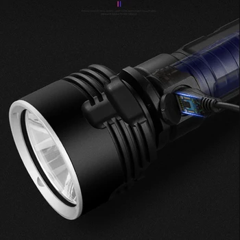 XHP70 Super Puternic Lanterna LED XM-L2 Tactice Lanterna USB Reîncărcabilă Linterna Impermeabil Lampă Ultra Bright Lanterna lumina