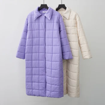 2021 Toamna Iarna Moda Femei Plus dimensiune Puffer Coat supradimensionate Maxi Halat Lung hanorac Casual îmbrăcăminte strat de Izolare 