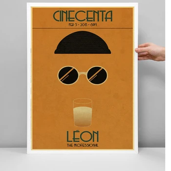 Vintage Clasic Filmul Leon profesionale poster retro poster Pictura Acasă Decor Camera Kraft autocolante de Perete 