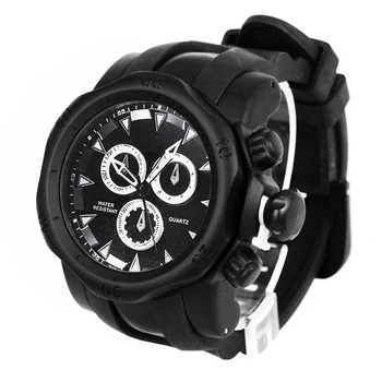 SHHORS Ceas Brand de Lux Negru Cadran Mare Ceasuri Sport Barbati Silicon Trupa Cuarț Ceasuri montres homme mannen horloge 2020 