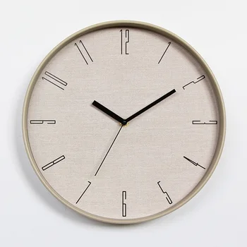 Nordic ceas de perete simplu și modern, camera de zi de decorare dormitor de 12 inch tăcut perete ceas rotund creatoare de moda ceas mut