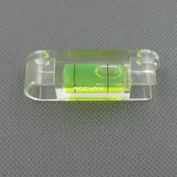HACCURY Plastic Indicator de nivel al Apei Mini bubble nivelul flacon cu gaura de prindere